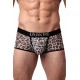Boxer en résille imprimé léopard gris - LM2501-67GREY