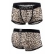 Boxer en résille imprimé léopard gris - LM2501-67GREY