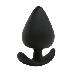 Plug Anal Silicone Noir XS Pocket Pleasure 1 dosette de lubrifiant