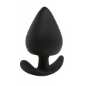 Plug Anal Silicone Noir XS Pocket Pleasure 1 dosette de lubrifiant