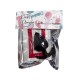 Plug Anal Silicone Noir XS Pocket Pleasure 1 dosette de lubrifiant