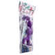 Chapelet anal 3 boules violet silicone 15 cm Pocket Pleasure 1 dosette lubrifiant