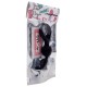 Chapelet anal 3 boules noir silicone 15 cm Pocket Pleasure 1 dosette lubrifiant