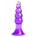 Plug Anal Ventouse Boules Jelly 11 cm Pocket Pleasure 1 dosette lubrifiant