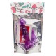 Plug Anal Ventouse Boules Jelly 11 cm Pocket Pleasure 1 dosette lubrifiant