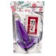 Plug anal violet souple base évasée Pocket Pleasure 1 dosette de lubrifiant