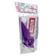 Plug anal violet souple base évasée Pocket Pleasure 1 dosette de lubrifiant