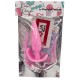 Plug anal rose souple base évasée Pocket Pleasure 1 dosette lubrifiant