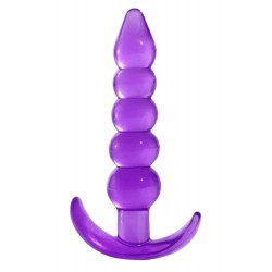 Plug Anal Jelly 5 Boules Pocket Pleasure 1 dosette lubrifiant