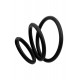 Trio d'Anneaux Péniens Silicone Noir Pocket Pleasure 1 dosette de lubrifiant