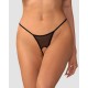 Zaliya string ouvert noir