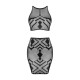 K101 top et jupe - Noire