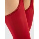 Diavola Bas jarretelles 60 DEN - Rouge