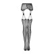 S821 Bas jarretelles - Noir