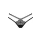 Blomentis string - Noir
