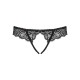 Contica Tanga ouvert - Noir