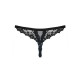 Letica String ouvert - Noir