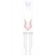 Bunny suit Costume Lapin 4 pcs rose 