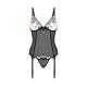 Vila blanes corset et string - Noirs
