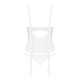 Alissium corset et string - Blancs