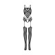G139 Bodystocking - Noir