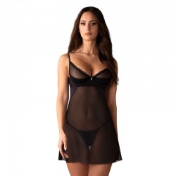Stelisa nuisette et string - Noirs