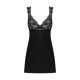 Donna Dream babydoll et String - Noire