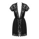 810-PEI-1 Peignoir - Noir