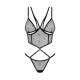 Anniverse special top et string - Noir