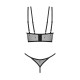 Anniverse special top et string - Noir