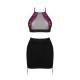 Rosenty ensemble Top et Jupe - Noir