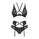 Alessya Ensemble 3 pcs - Noir