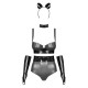 Silveria Ensemble 6 pcs - Argent et Noir