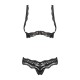 Luvae Ensemble ouvert 2 pcs - Noir