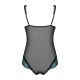 Amanta Body ouvert - Noir et Turquoise