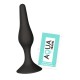 Plug Anal Noir en Silicone avec Ventouse Taille L 12,7 cm Pocket Pleasure 1 dosette de lubrifiant