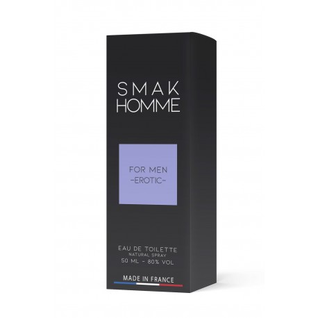 SMAK HOMME Eau de Toilette de Séduction pour Homme 50 ml - RUF