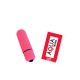 Mini Vibromasseur Bullet Rose 1 dosette lubrifiant — Pocket Pleasure