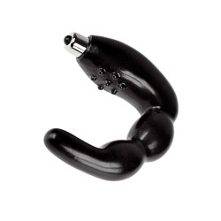Stimulateur de Prostate Vibrant Noir 1 dosette lubrifiant — Pocket Pleasure