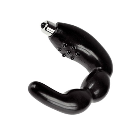 Stimulateur de Prostate Vibrant Noir 1 dosette lubrifiant — Pocket Pleasure