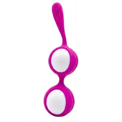 Boules de Geisha Fuchsia Silicone 1 dosette lubrifiant — Pocket Pleasure