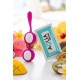 Boules de Geisha Fuchsia Silicone 1 dosette lubrifiant — Pocket Pleasure