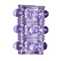 Gaine Pénienne Picots Violette 1 dosette lubrifiant — Pocket Pleasure