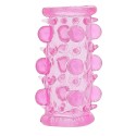 Gaine Pénienne Picots Rose 1 dosette lubrifiant — Pocket Pleasure