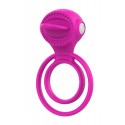 Anneau vibrant 1 seul mode de vibration très extensible rose Pocket Pleasure 1 dosette de lubrifiant