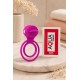 Anneau vibrant 1 seul mode de vibration très extensible rose Pocket Pleasure 1 dosette de lubrifiant