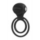 Anneau vibrant 1 seul mode de vibration très extensible noir Pocket Pleasure 1 dosette de lubrifiant