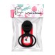 Anneau vibrant 1 seul mode de vibration très extensible noir Pocket Pleasure 1 dosette de lubrifiant
