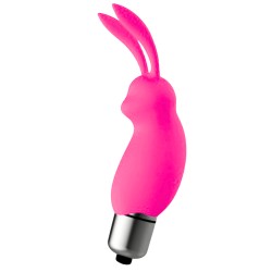 Mini Stimulateur Clitoridien Lapin Rose 1 dosette lubrifiant — Pocket Pleasure