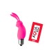Mini Stimulateur Clitoridien Lapin Rose 1 dosette lubrifiant — Pocket Pleasure